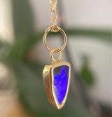 Cobolt blue Opal pendant