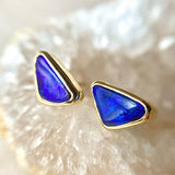 Cobolt Opal Stud earrings