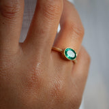 Indicolite Tourmaline Ring