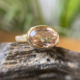 Morganite and Diamond Ring