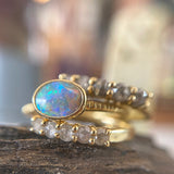 Oval Opal Ring