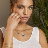 Chain Link Diamond Necklace