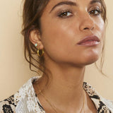 Textured Gold Hoops