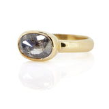 Grey Diamond Ring