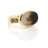 Landscape Agate Ring