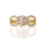 Rose Cut Diamond Eternal Ring