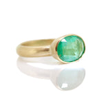 Emerald Temple Ring