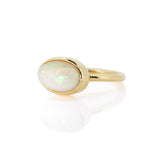 Opal Cabuchon Ring