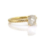 Oval Rose Cut Diamond