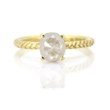 Oval Rose Cut Diamond