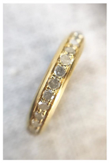 White Diamond 3/4 Eternity Band