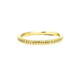 Hammered Gold Band