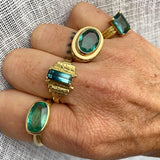 Emerald Temple Ring