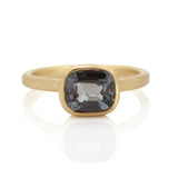 Teal Blue Spinel Ring