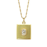 Square Diamond Pendant