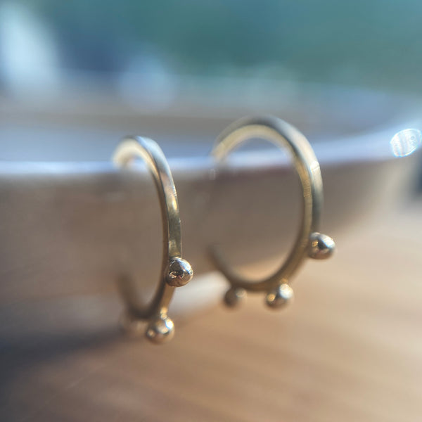 Dot Hoop Earrings