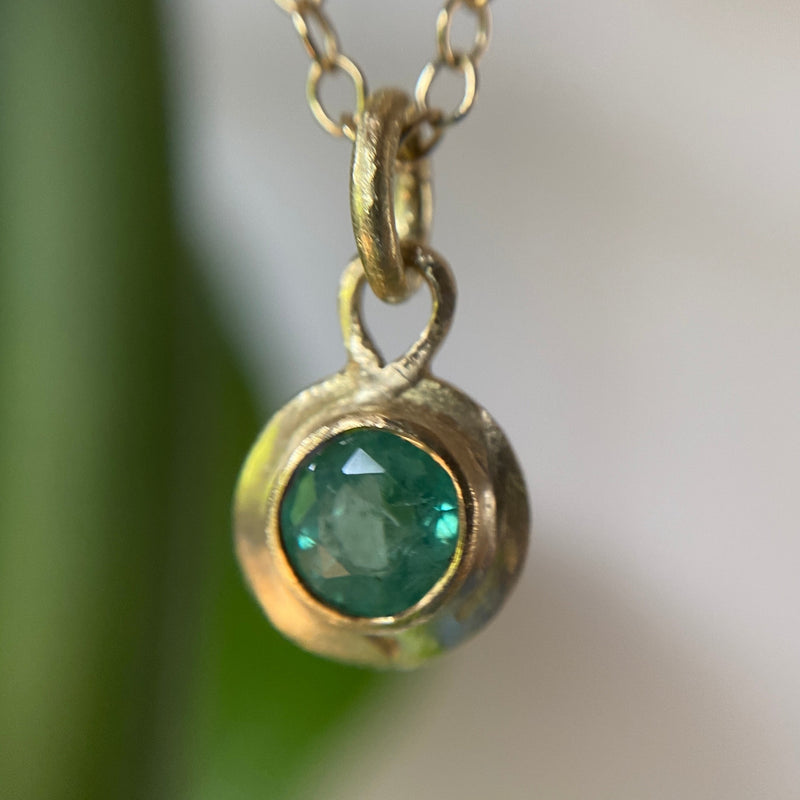 Small Emerald Pendant