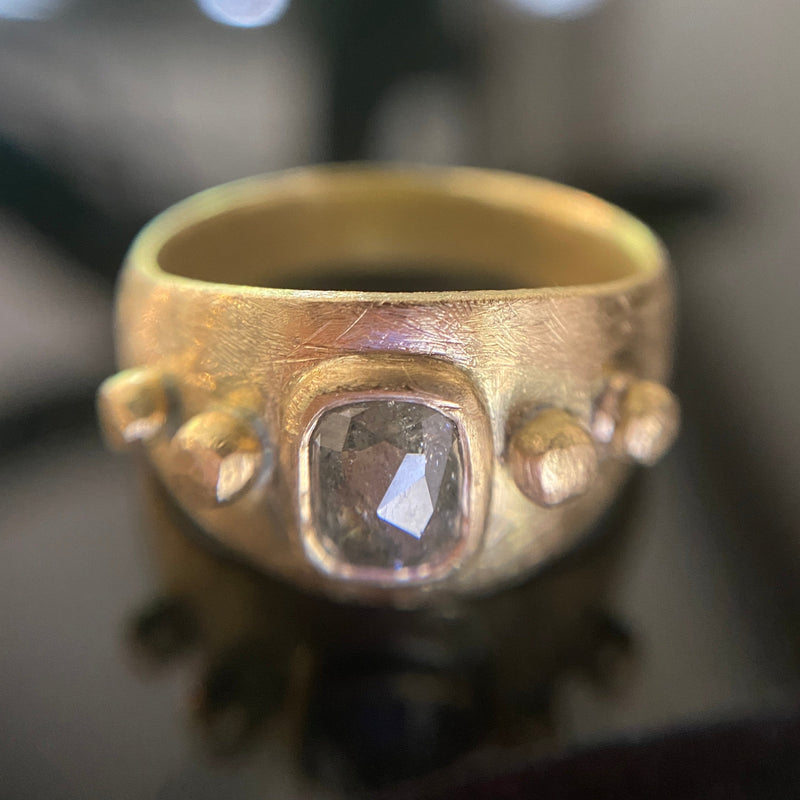 Wide Dome Luxe Diamond Ring