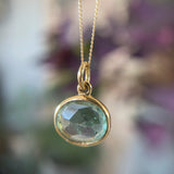 Oval Columbian Emerald  Pendant