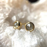 Single Grey Diamond Stud
