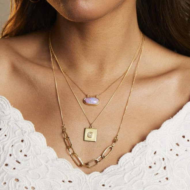 Pink Opal Pendant