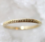 Hammered Gold Band