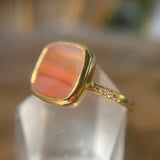 Agate Sunrise Ring