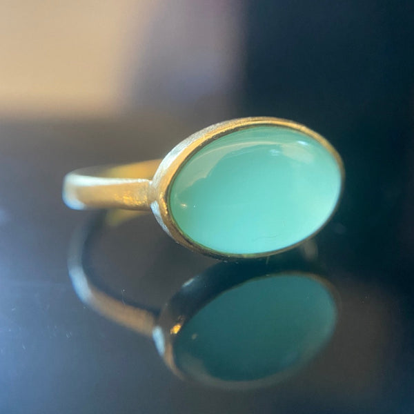 Chrysoprase Ring