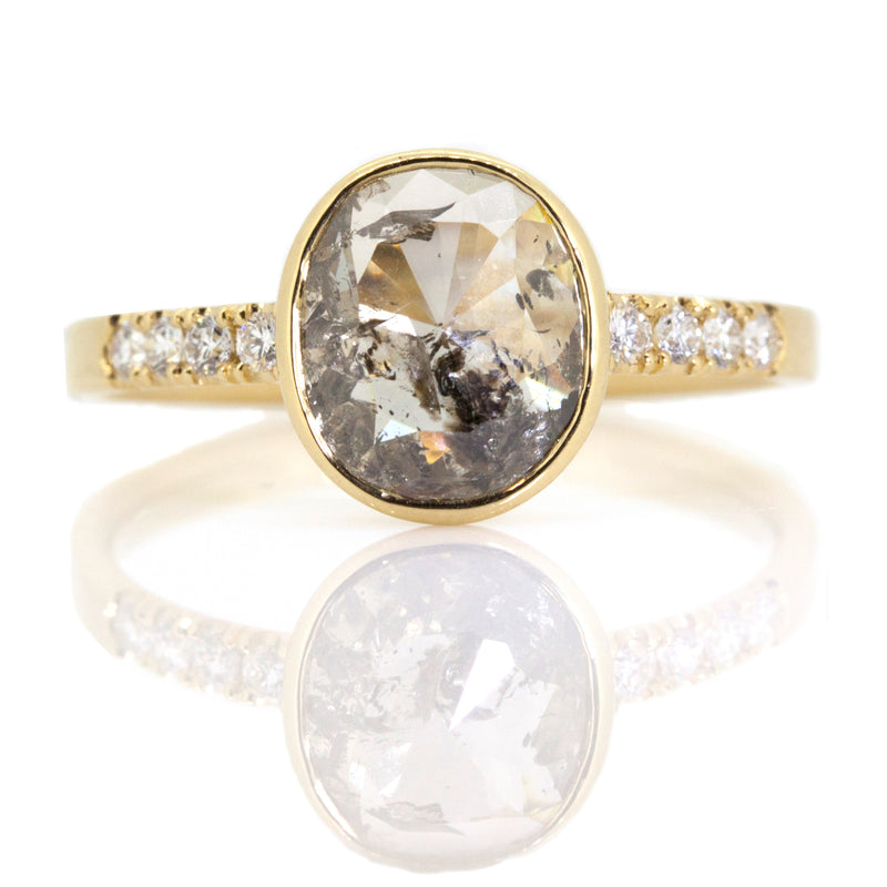Rose Cut Diamond Ring