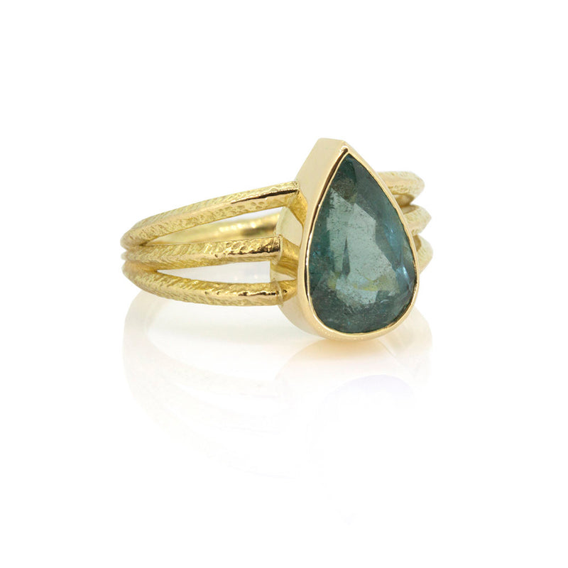 Seafoam Tourmaline Ring