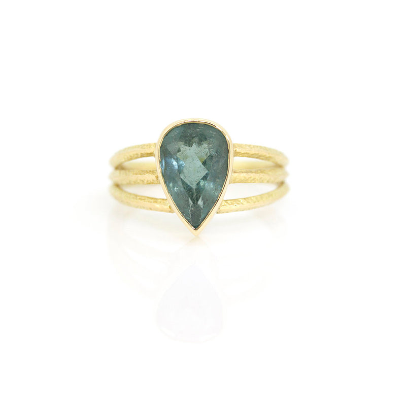 Seafoam Tourmaline Ring