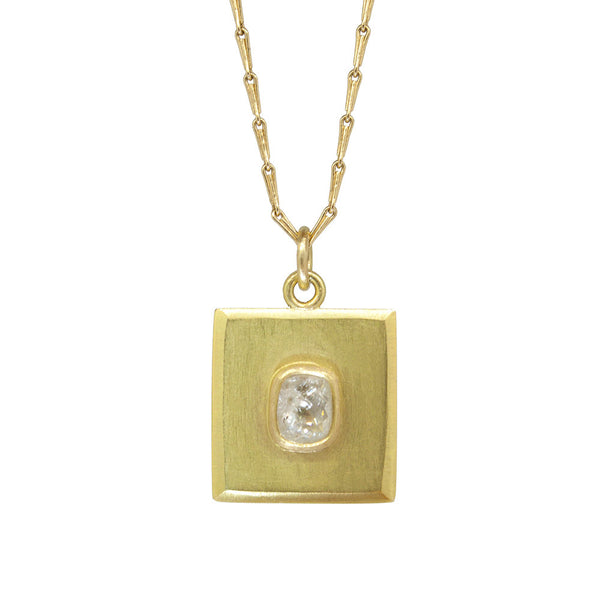 Square Diamond Pendant
